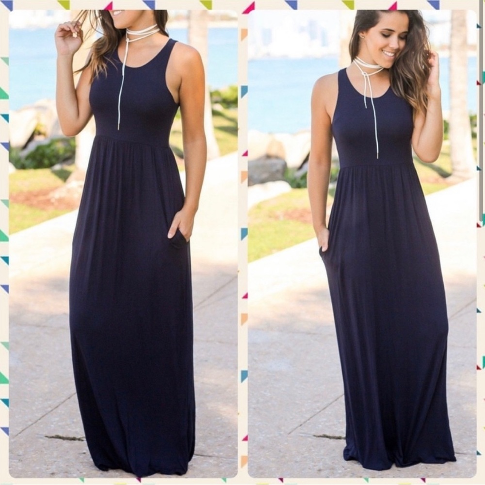 Hidden Pocket Maxi Dress - Picture 2 of 4